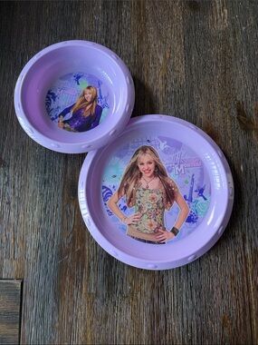 Lilac Themed Disposable Party Bowls - 2 Pack